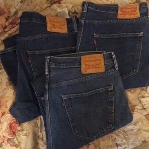 Levi's  501.     3 pair $15ea